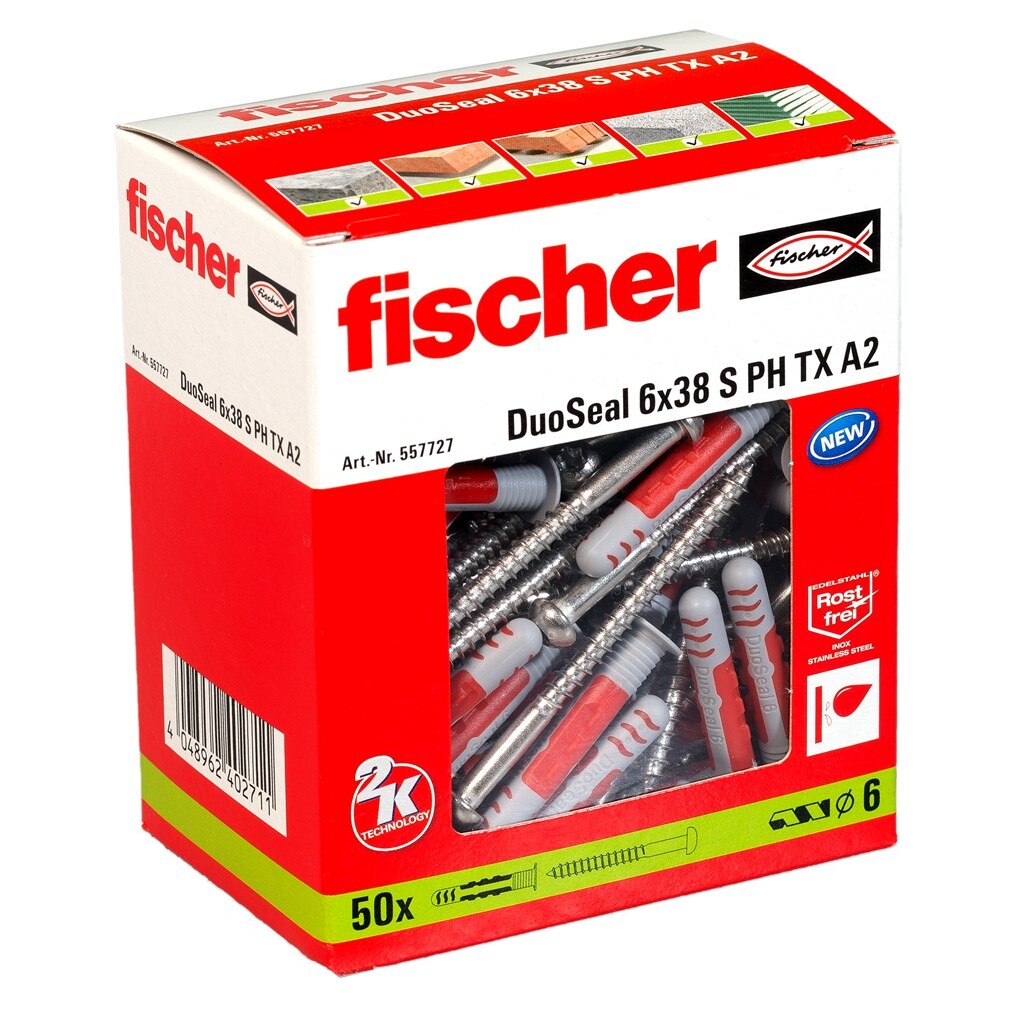FISCHER DUOSeal   6 X 38 S PH TX A2 no. 557727