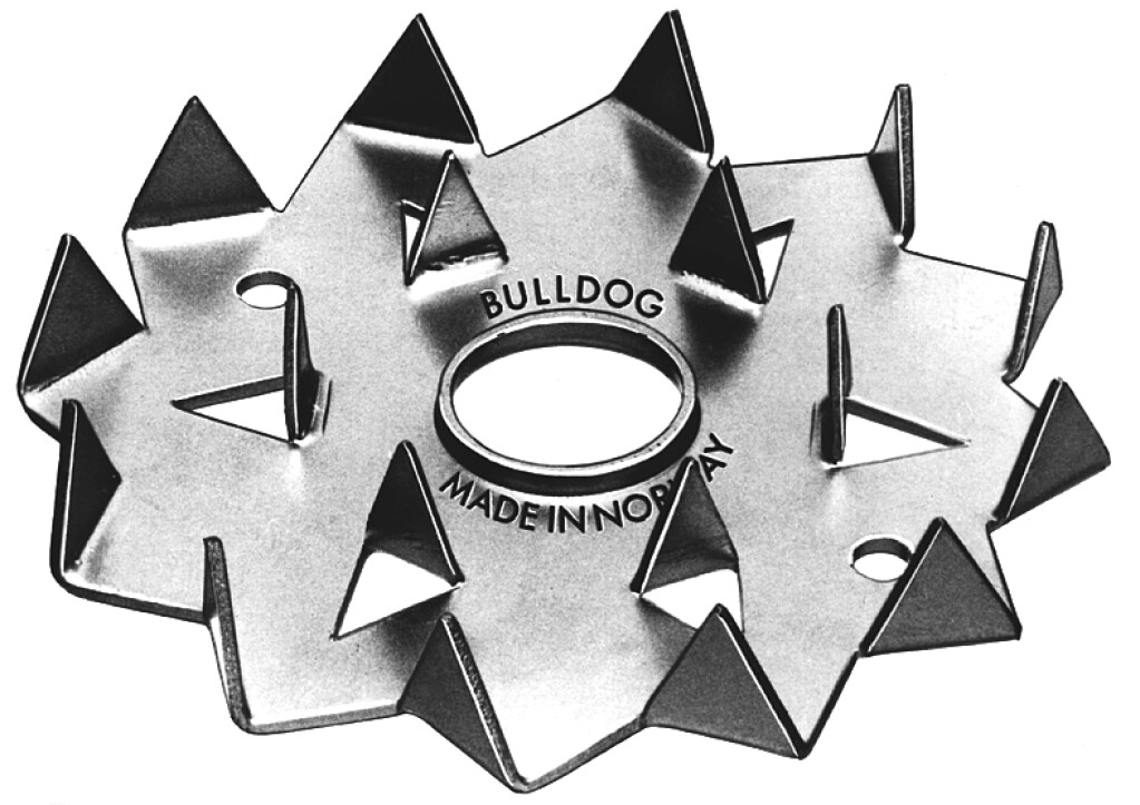 Bulldog wood connector ES  50  M 12 one sided, hot-dip galvanized