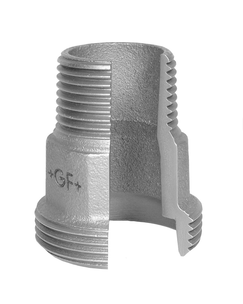 GF  383  Schraubtei.  3/8"X 3/4" schwarz
