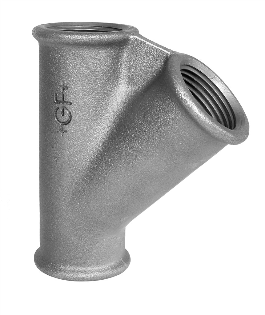 GF  165  T-Stück   1/2" schwarz