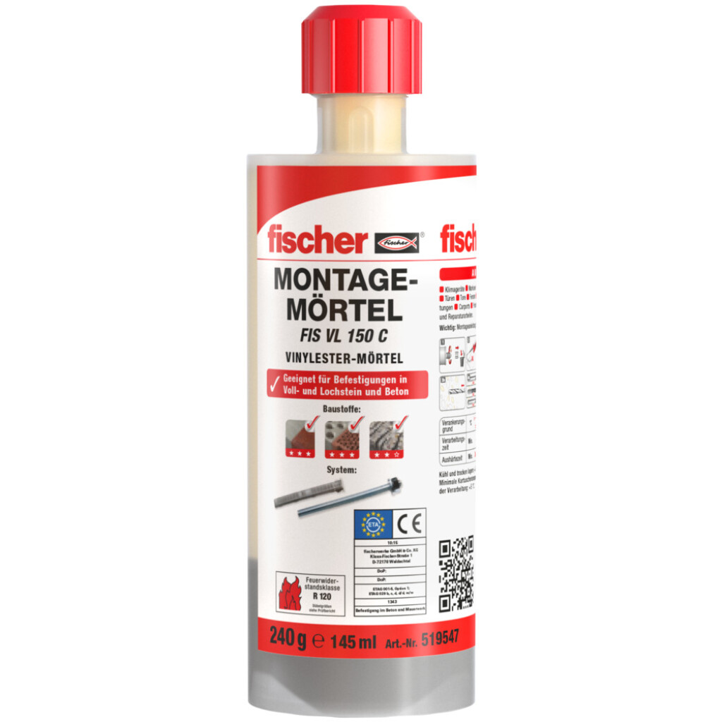 FISCHER injection anchor FIS VL 150 C no 519547