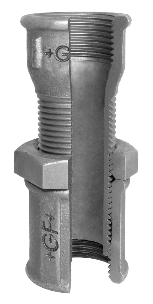 GF  537  longscrew   3/4" zinc-plated, complete