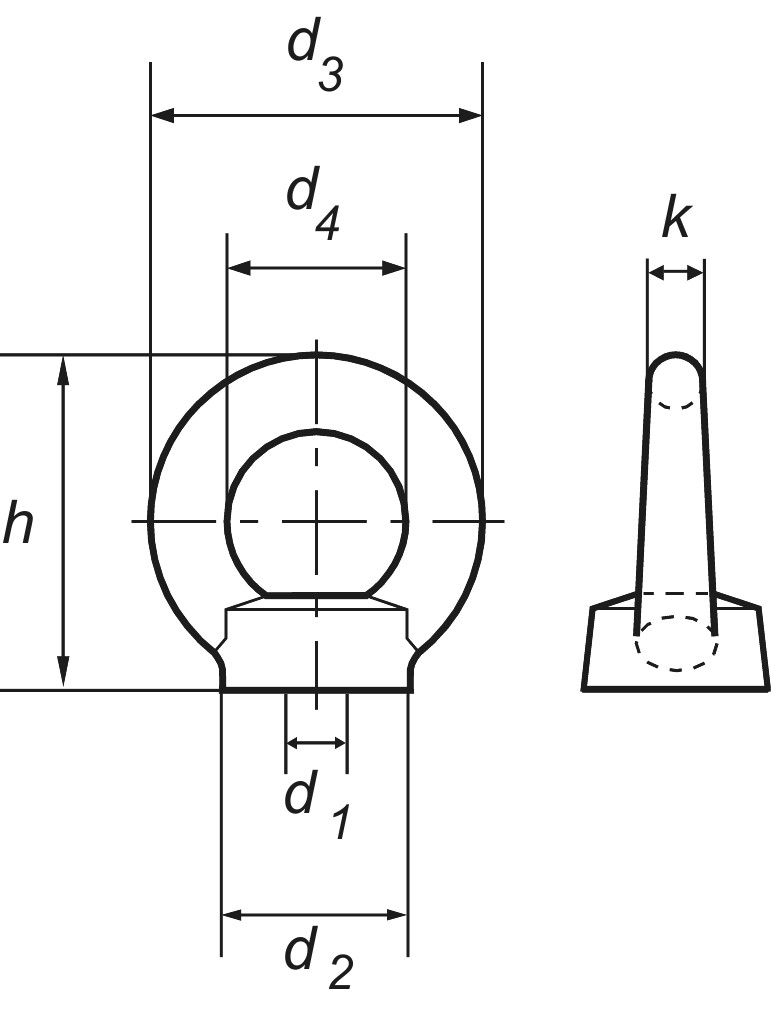 DIN 582  M 27  Güte C15E