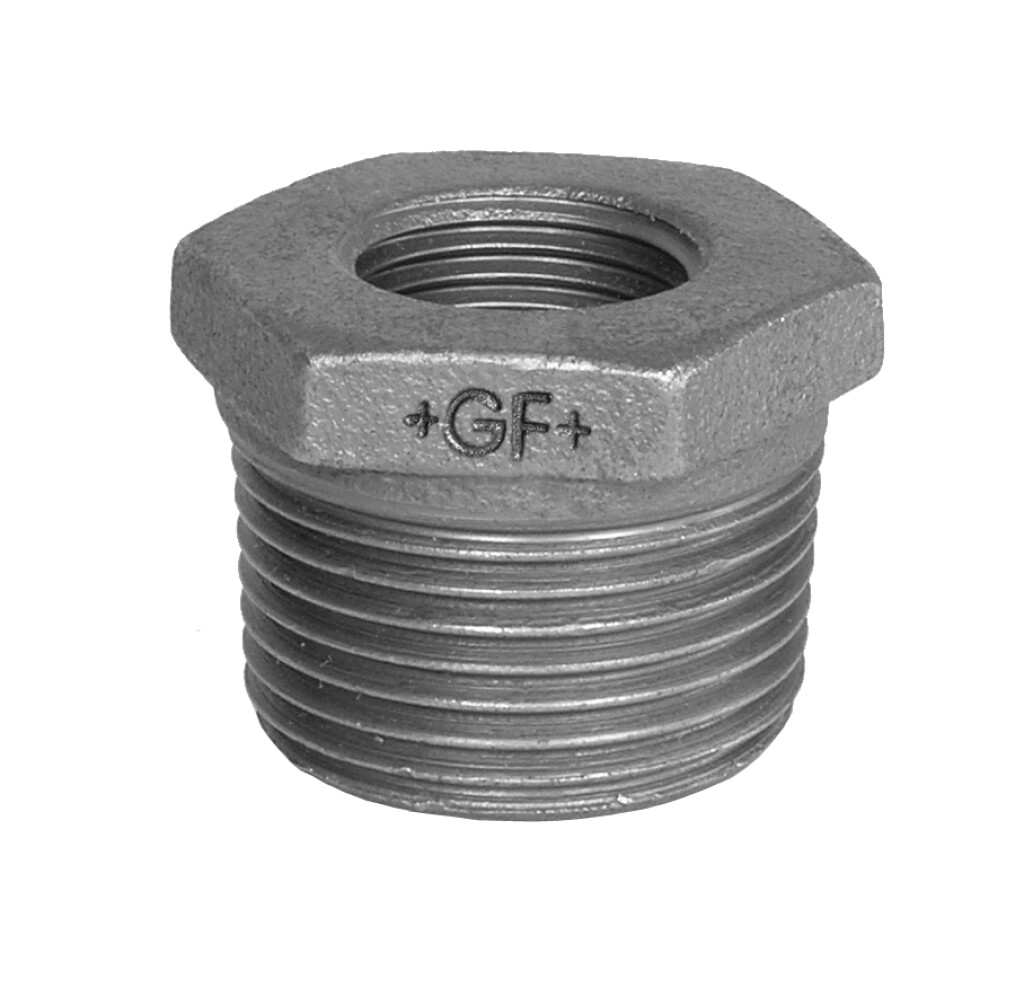 GF  241  reducing bush   1/2" x   1/4" black