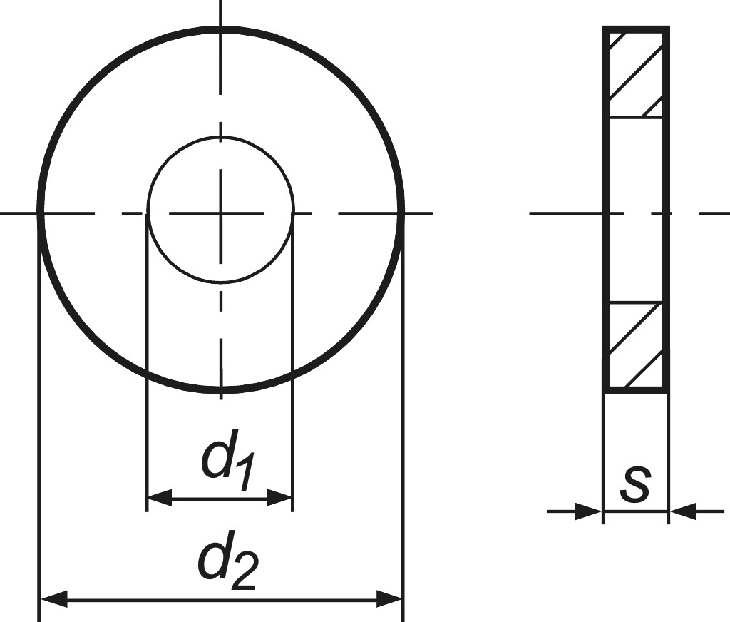 DIN 7349  25    gestanzt 100HV  St