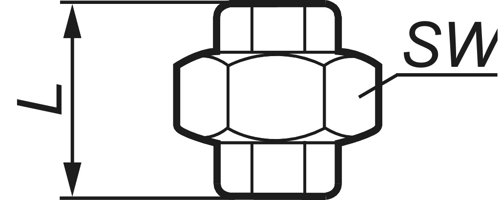 Union taper seat 1    " stainless steel A4