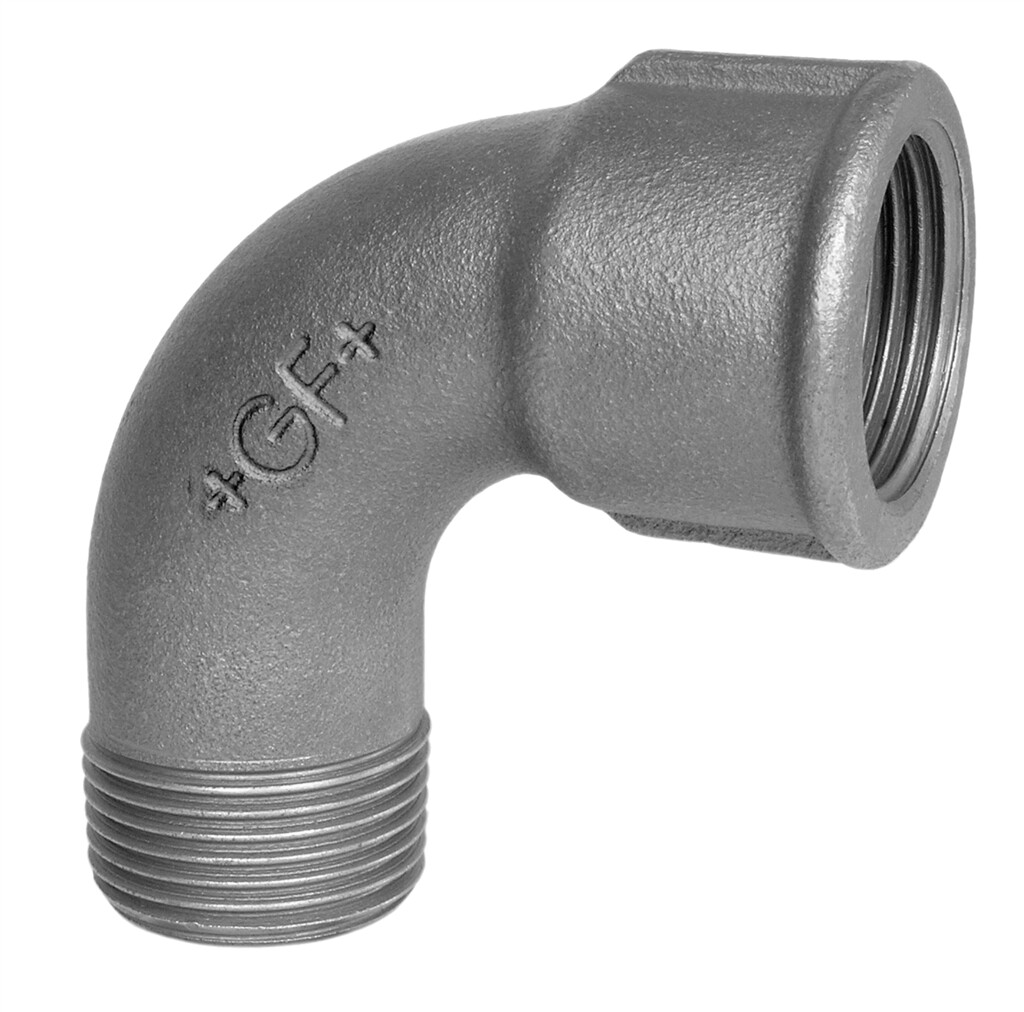 GF  1a  long sweep bend   1/4" black