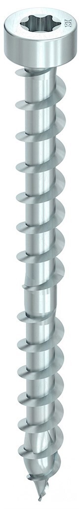 HECO-TOPIX®-plus CombiConnect 6,5 x 100 T-30  cylinderhead, CC-Thread, zinc plated blue, A3K