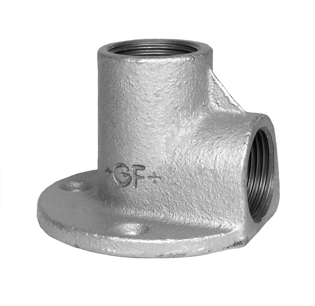 GF  471  bracket elbow   3/8" zinc-plated
