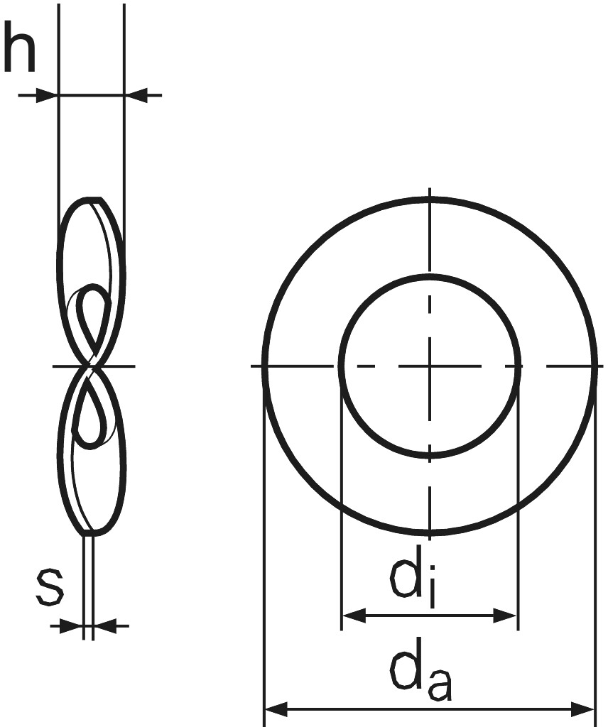 DIN 137  B  16    Fdst mech. verzinkt