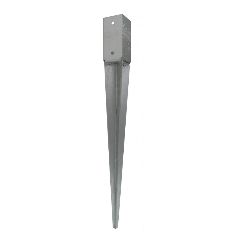 Column shoe   91 x  91 x  900 for knocking in, hot-dip galvanized