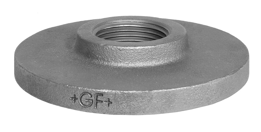 GF  321  thread flange   1/2" black