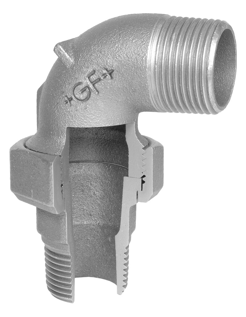 GF  101  union elbow  1    " zinc-plated