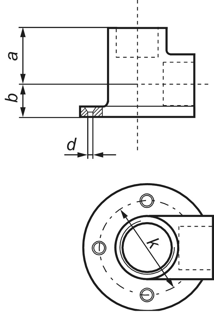 GF  471  Deckenwinkel   3/4" verzinkt