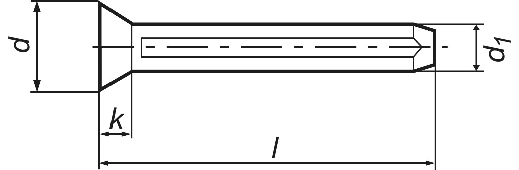 DIN 1477  1,7 x  6  steel