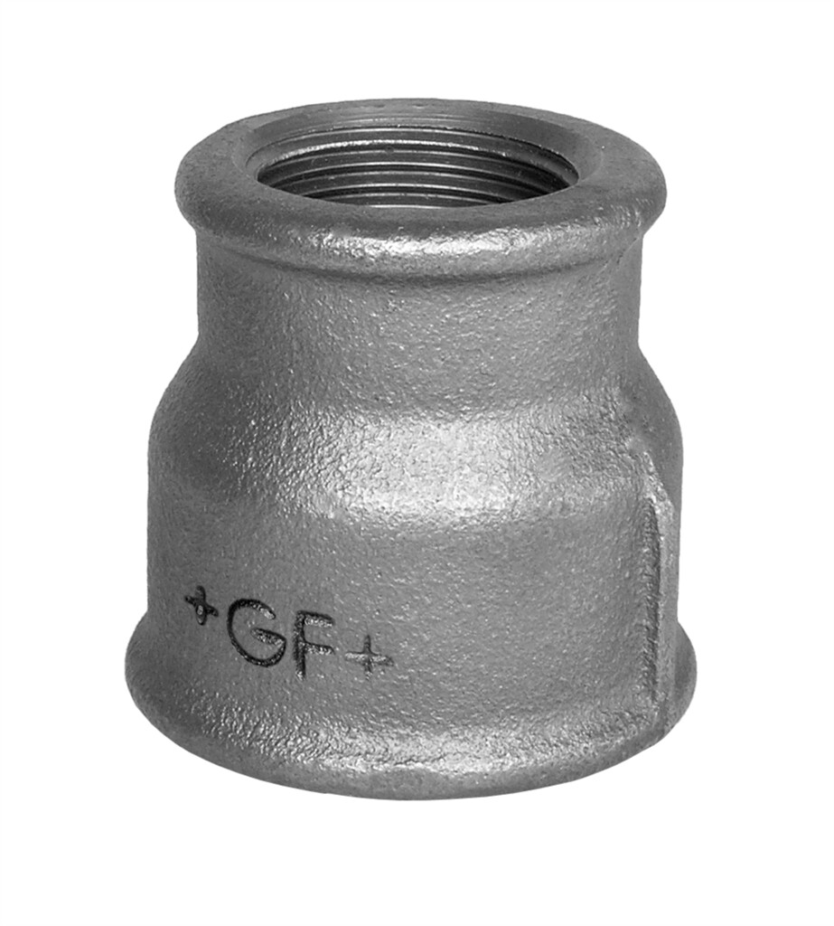 GF  240  Muffen   3/4" x   1/2" schwarz