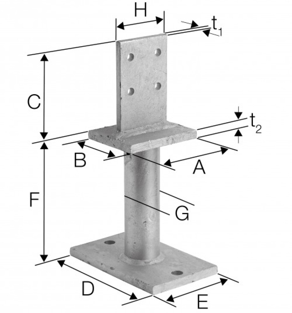 Column shoe ISB 160